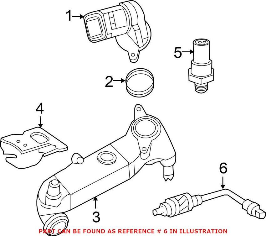 Mercedes Oxygen Sensor - Front 0035427218